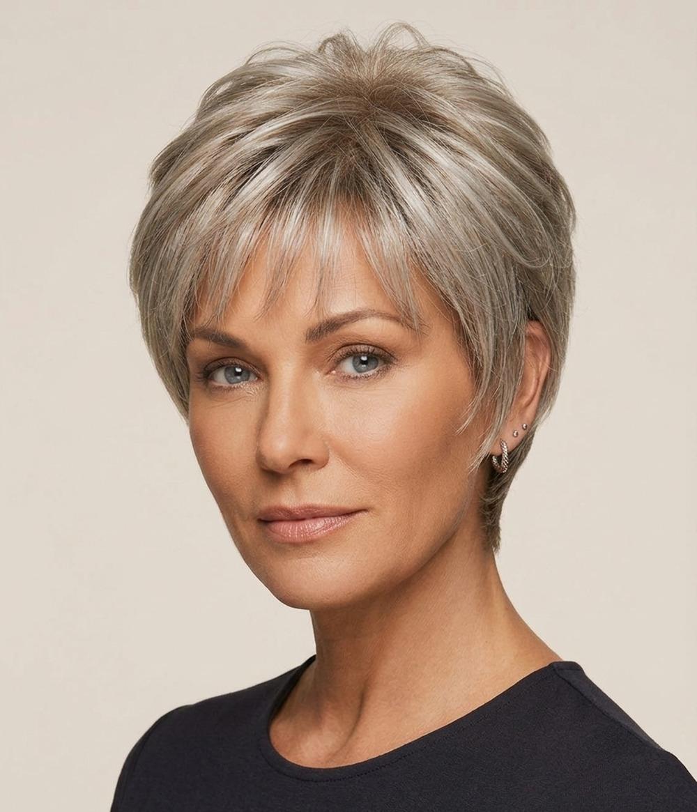 Tress Allure Elura Women's Synthetic Wig Ash Blonde Modacrylic
